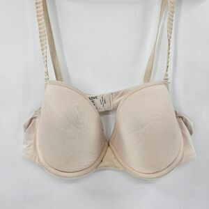 Thirdlove 24/7 classic tshirt bra 36A 1/2 cream tan